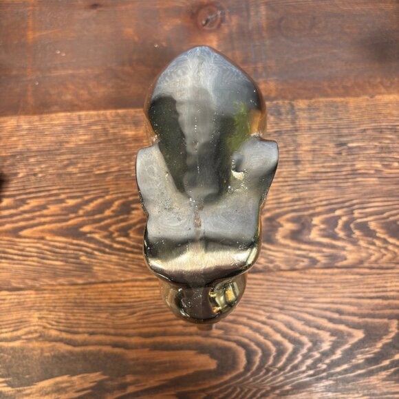 Vintage Brass Elephant Figurine Solid Heavy Sculpture - Picture 8 of 17